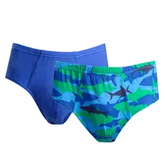 TAIS - Slip Full Print Bi-Pack Azulino