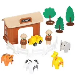 VIKINGTOYS - Juguete Safari campamento 16 piezas