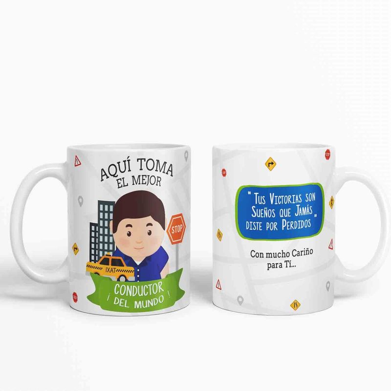 GENERICO - Taza aquí toma el mejor Conductor del mundo D53