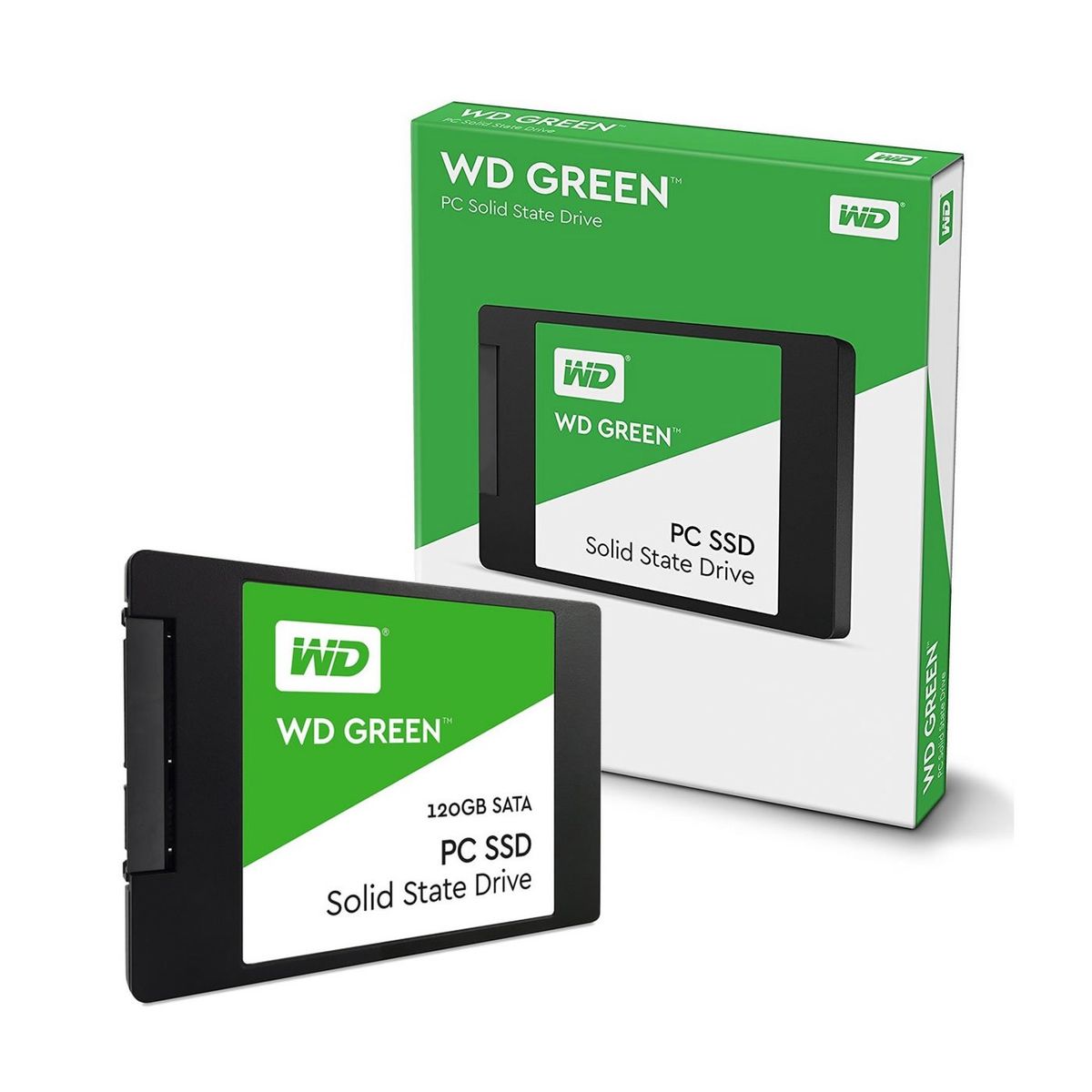 WESTERN DIGITAL - Disco Duro Solido 120GB WD Green SSD