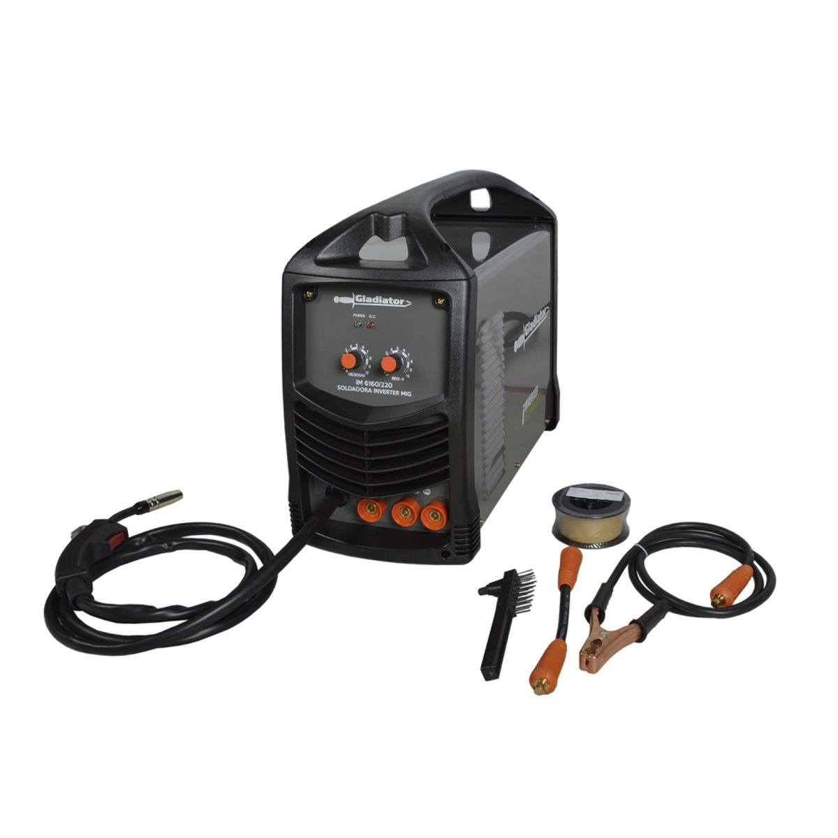 GLADIATOR - SOLDADORA INVERTER MIG 160 amp IM 6160/220