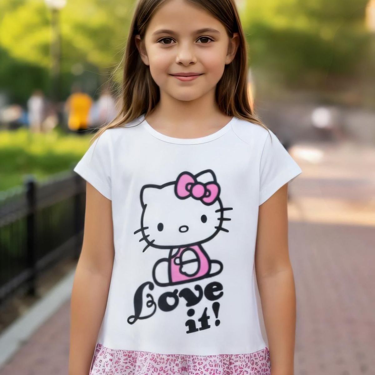 HELLO KITTY - Polera Niña Hello Kitty