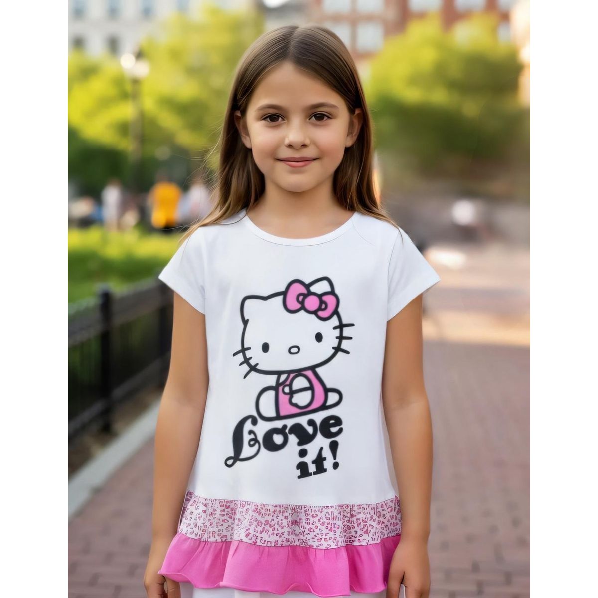 HELLO KITTY - Polera Niña Hello Kitty