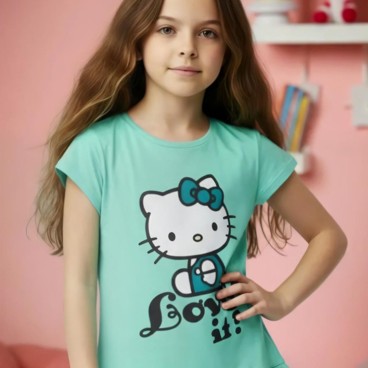HELLO KITTY - Polera Niña Hello Kitty