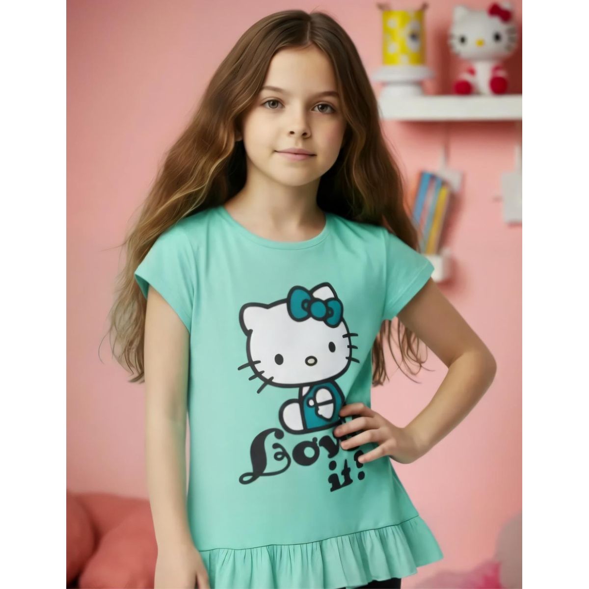 HELLO KITTY - Polera Niña Hello Kitty