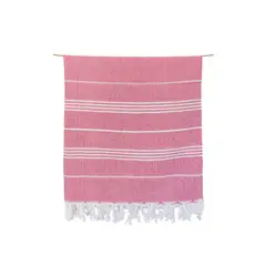 TURKUAZ - Toalla Turca de Algodón Antalya Fucsia 90 x 180 cms