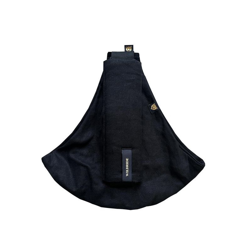 WILDRIDE - Portabebé Wildride  Black linen