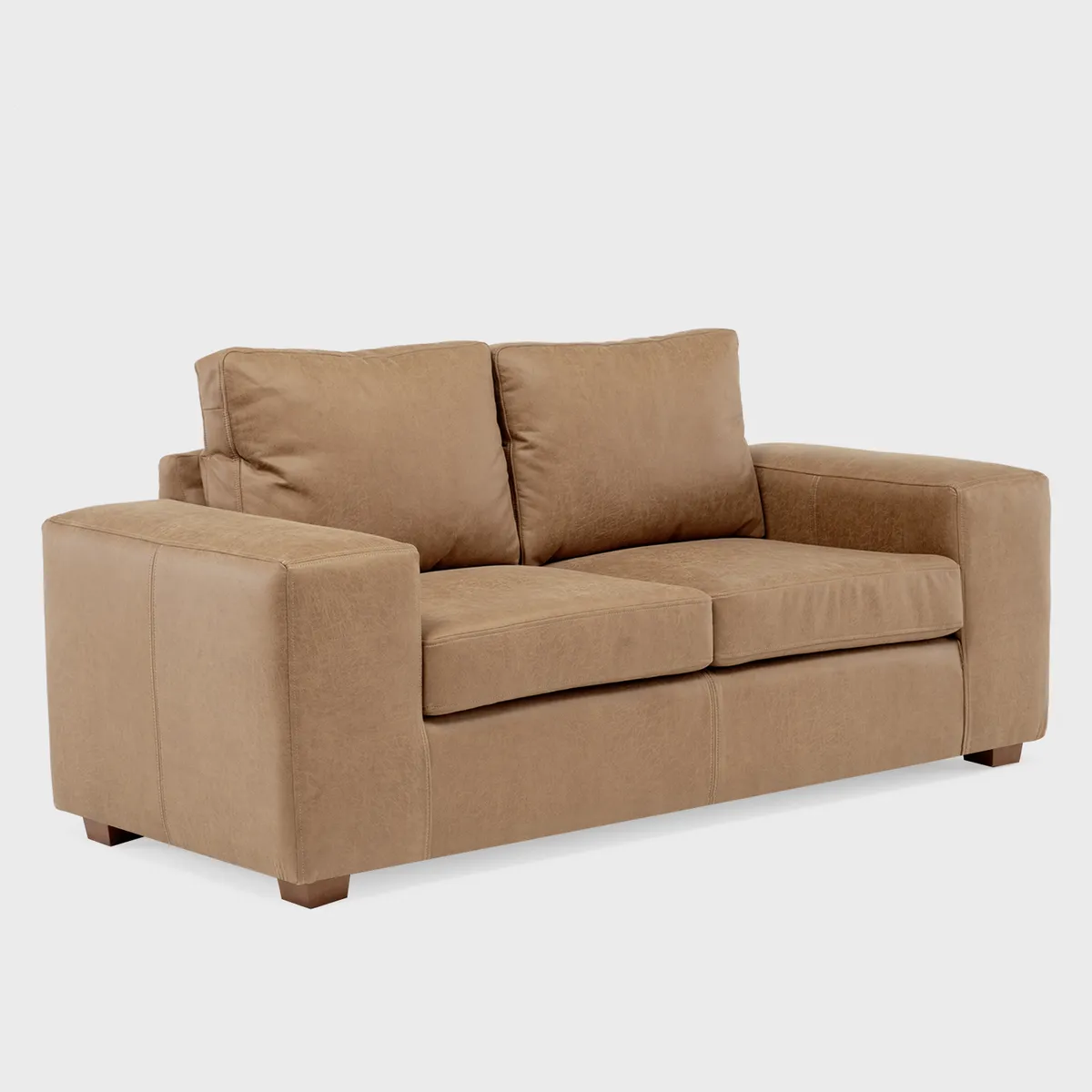 MUEBLES COTTONI - Sofá 2 cuerpos Etna Cuero