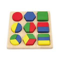 VIGA - Juguete Madera Formas y fracciones