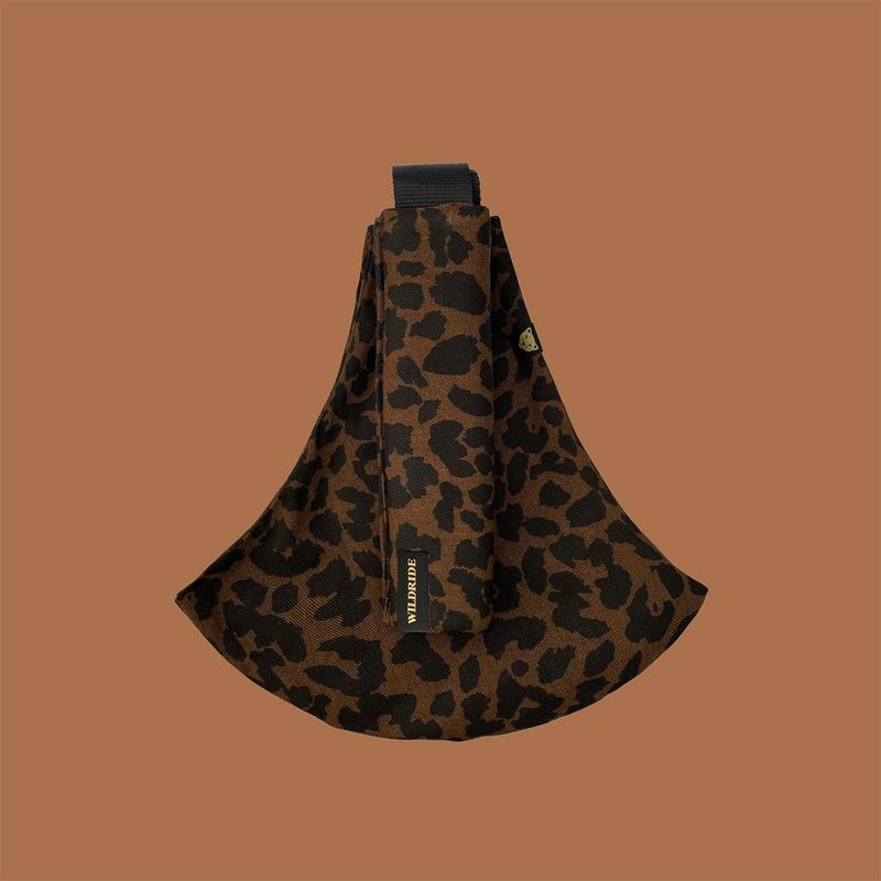 WILDRIDE - Portabebé Wildride Leopard Print Brown
