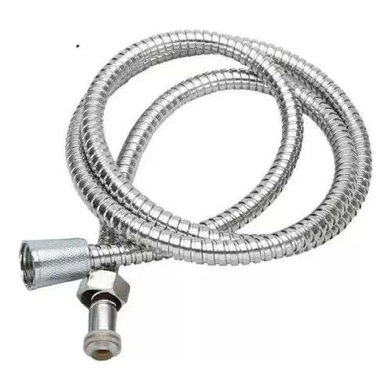 GENERICO - Manguera Ducha Flexible Extensible Cromada Acero Inox 25mts
