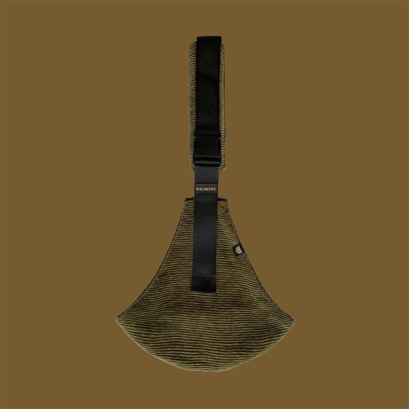 WILDRIDE - Portabebé Wildride Corduroy Olive Green