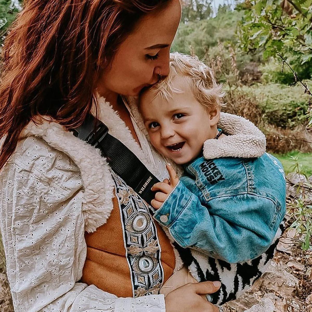 WILDRIDE - Portabebé Wildride Houndstooth Teddy