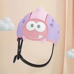 GENERICO - Casco Anti golpes De Seguridad Bebe Dinosaurio Rosa