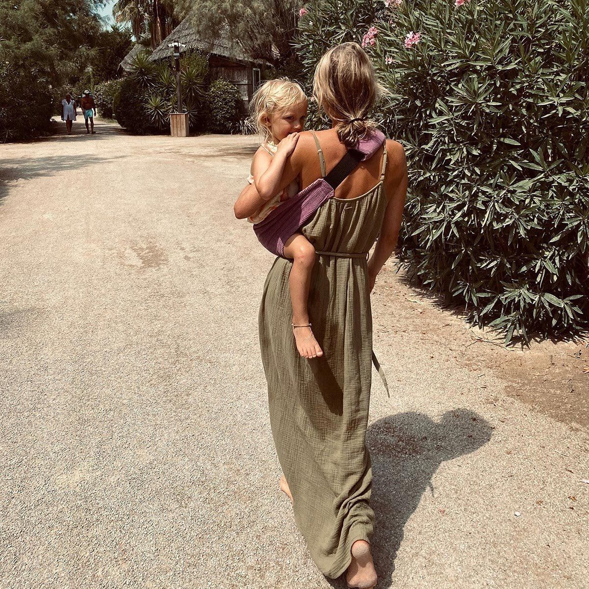 WILDRIDE - Portabebé Wildride Lilac Rib