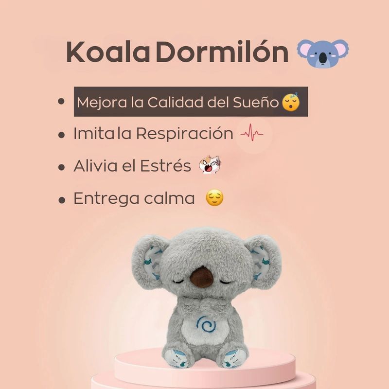 GENERICO - Koala Dormilón peluche de apego para dormir