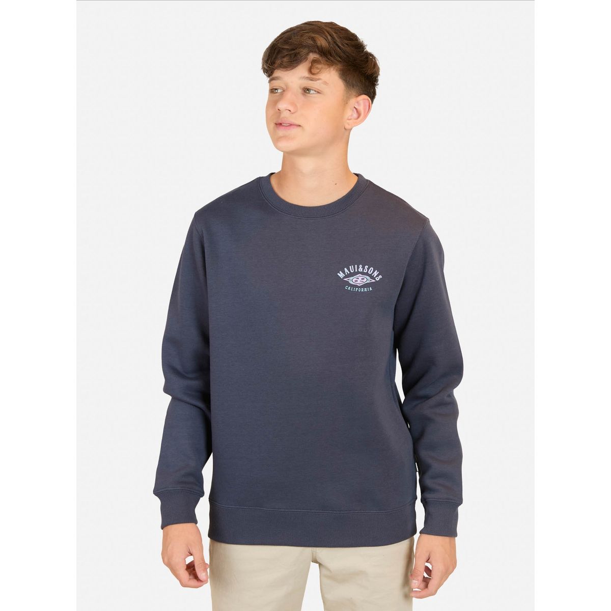 MAUI AND SONS - Poleron CR Kiss Azul infantil Maui And Sons - Azul.