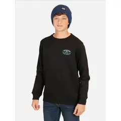 MAUI AND SONS - Poleron CR Flow Negro Infantil - Negro