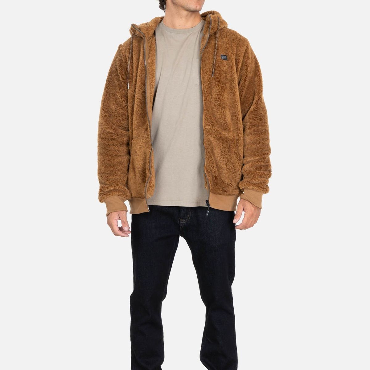 MAUI AND SONS - Poleron Chiporro Shore Café Hombre Maui And Sons - Café