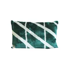 TURKUAZ - Cojín de terciopelo de seda 60x40 cms Topkapi