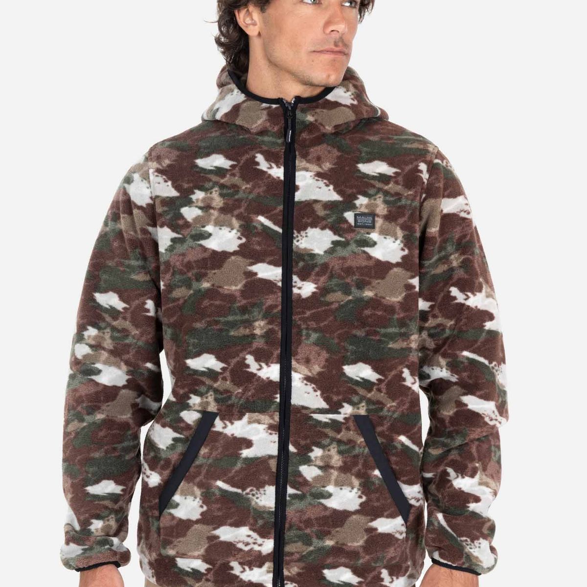 MAUI AND SONS - Poleron Micropolar Lava Multicolor Hombre Maui And Sons - Multicolor