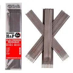 H AND P INDUSTRIAL SOLDADURAS - Electrodo Soldadura Inoxidable 308L-16 de 1/16" x bolsa 1 Kilo H&P