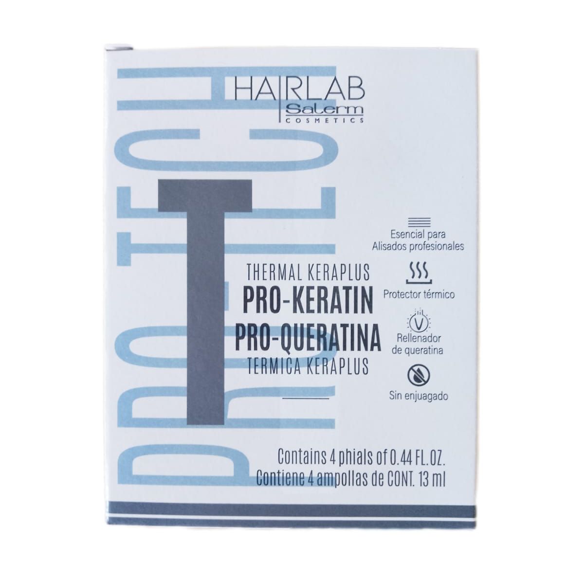SALERM - Salerm Ampollas Pro - Queratina Keraplus Sin Enjuague 4x13ml