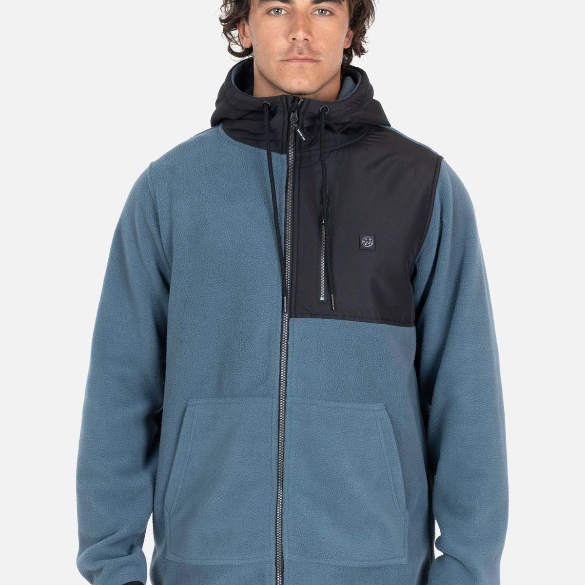 MAUI AND SONS - Poleron Micropolar TikiTik Celeste Hombre Maui And Sons - Celeste