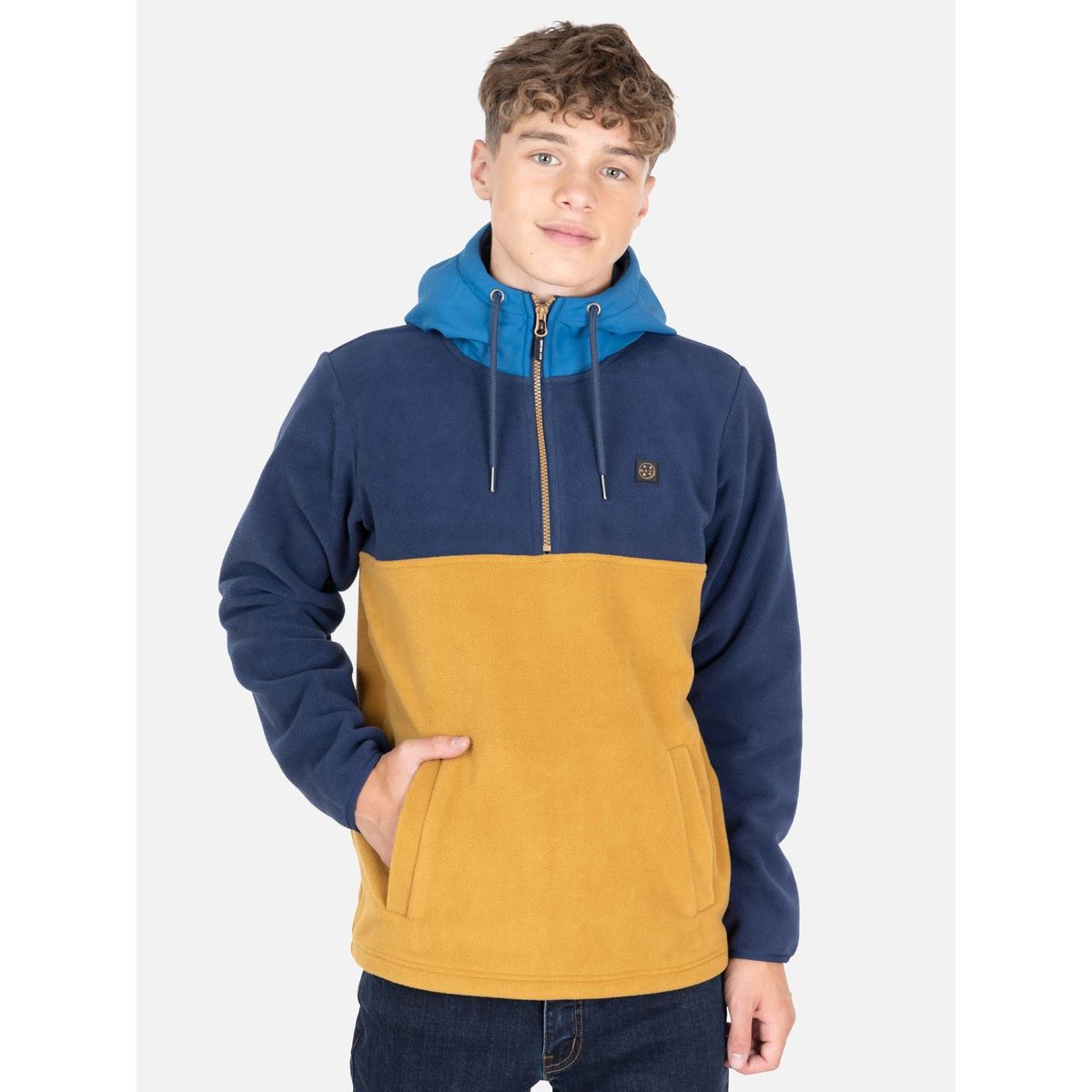 MAUI AND SONS - Poleron Micropolar Swell Café Infantil Maui And Sons - Café.