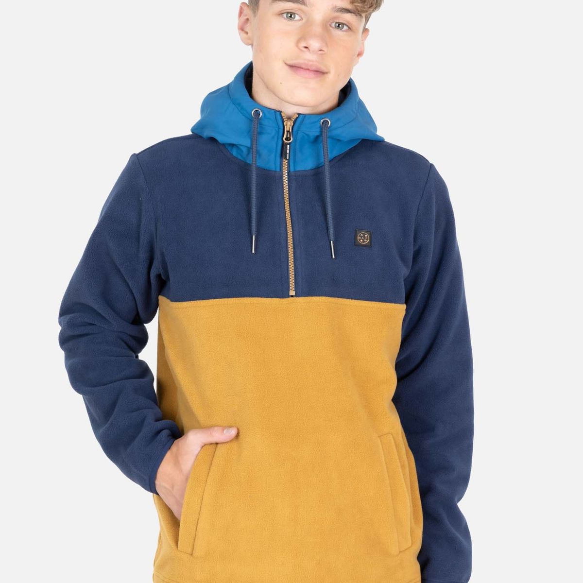 MAUI AND SONS - Poleron Micropolar Swell Café Infantil Maui And Sons - Café.