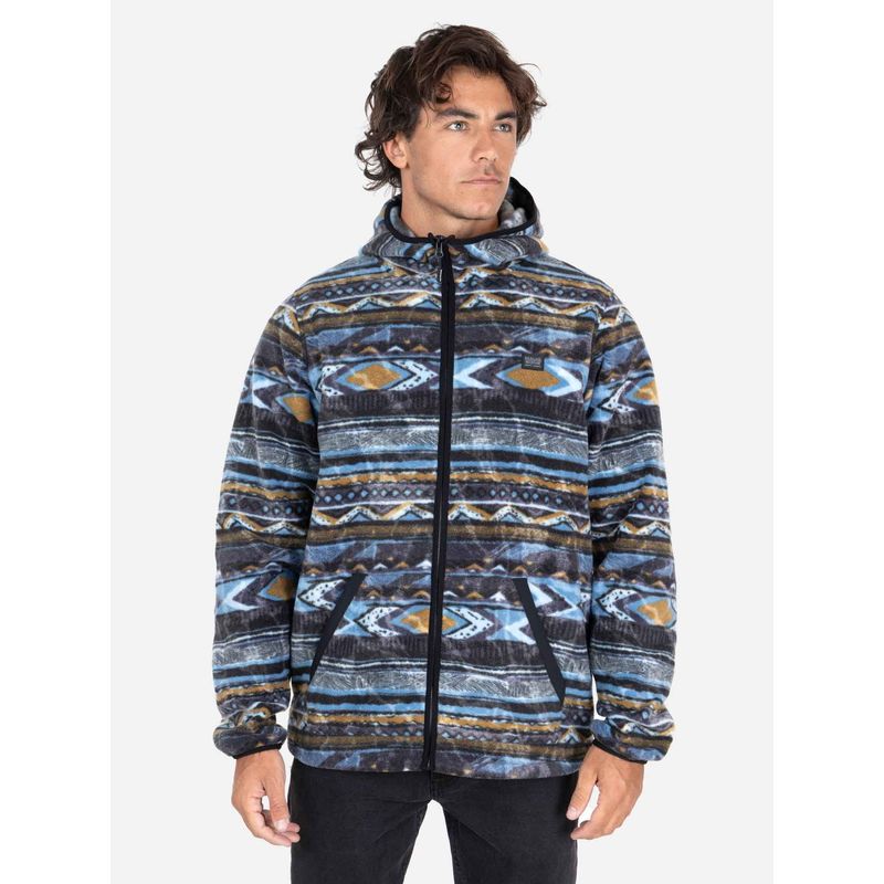 MAUI AND SONS - Poleron Micropolar Palm Multicolor Hombre Maui And Sons - Multicolor