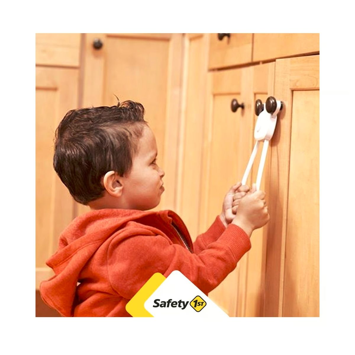 SAFETY 1ST - Seguro para puertas de armarios y clósets 2 unidades