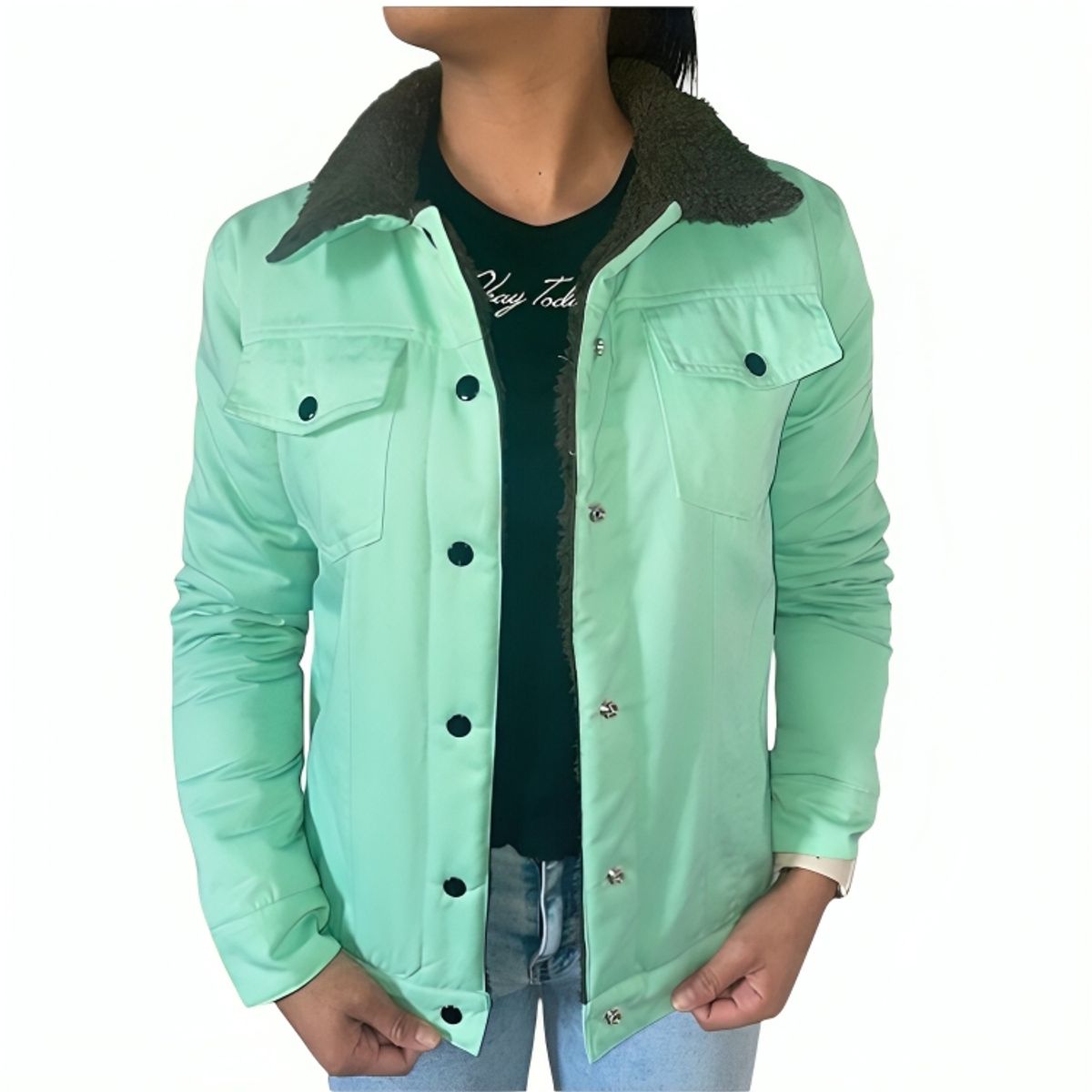 KIBOU - Chaqueta Nacional Forrada Polar Mujer Bossy