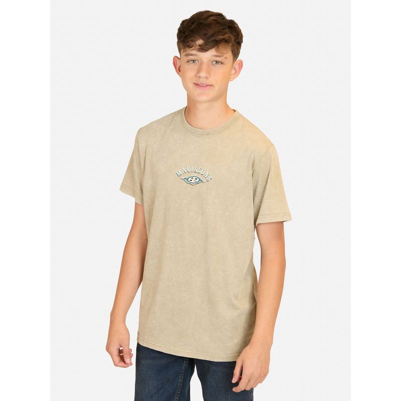 MAUI AND SONS - Polera MC Coastal Café infantil Maui And Sons - Café