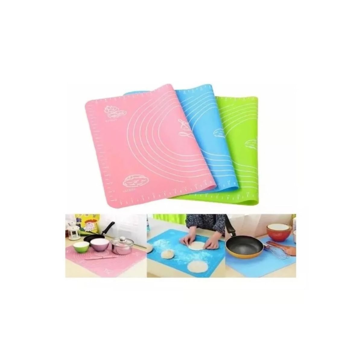 GENERICO - Mantel Individual De Silicona Para Repostería Ideal Cocina
