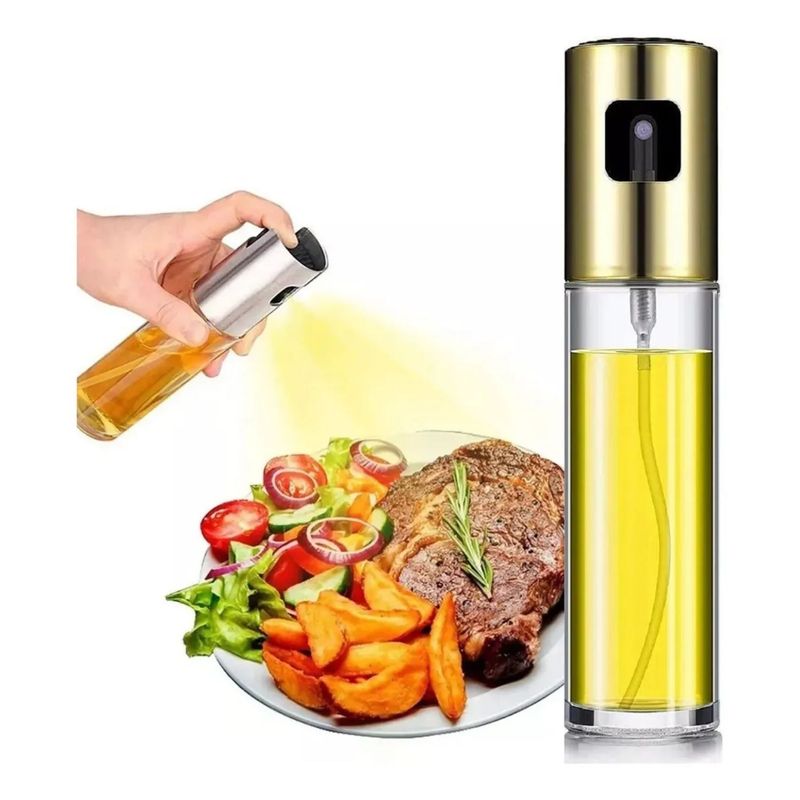 GENERICO - Dispensador Spray Rociador Aceite Vinagre Botella De Vidrio