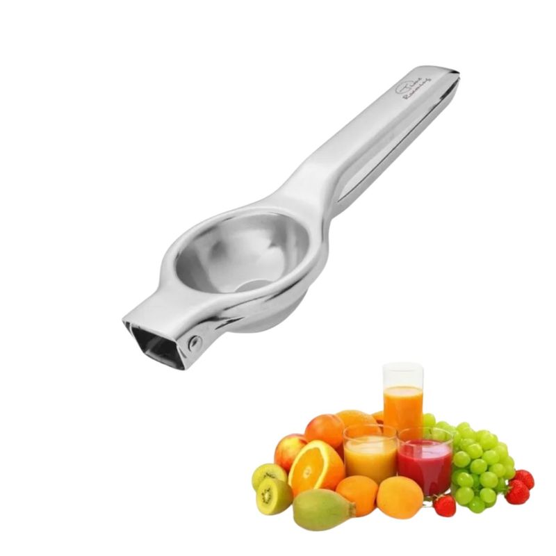 GENERICO - Exprimidor Manual De Limón Citricos De Acero Inoxidable Gris