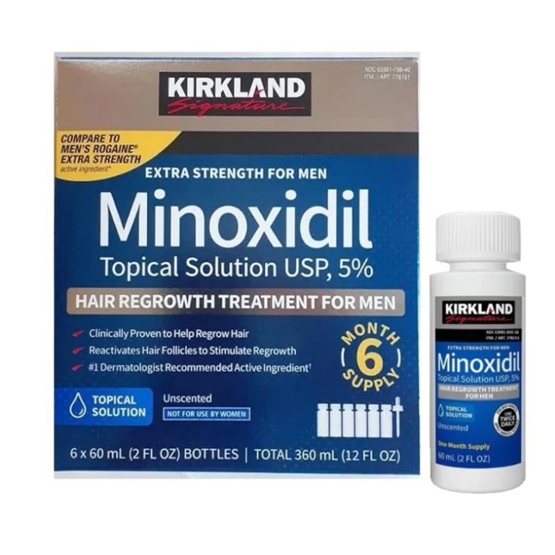 KIRKLAND - MINOXIDIL KIRKLAND 1 MES + APLICADOR DE CEJAS