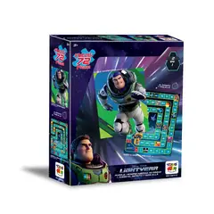 TOYNG - 2 En 1  Puzzle 72Pcs + Juego De Avance Lightyear