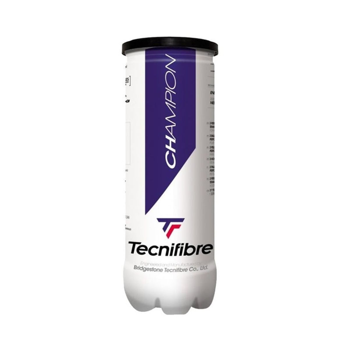 TECNIFIBRE - Tarro de Pelotas de Tenis Tecnifibre Champion X3
