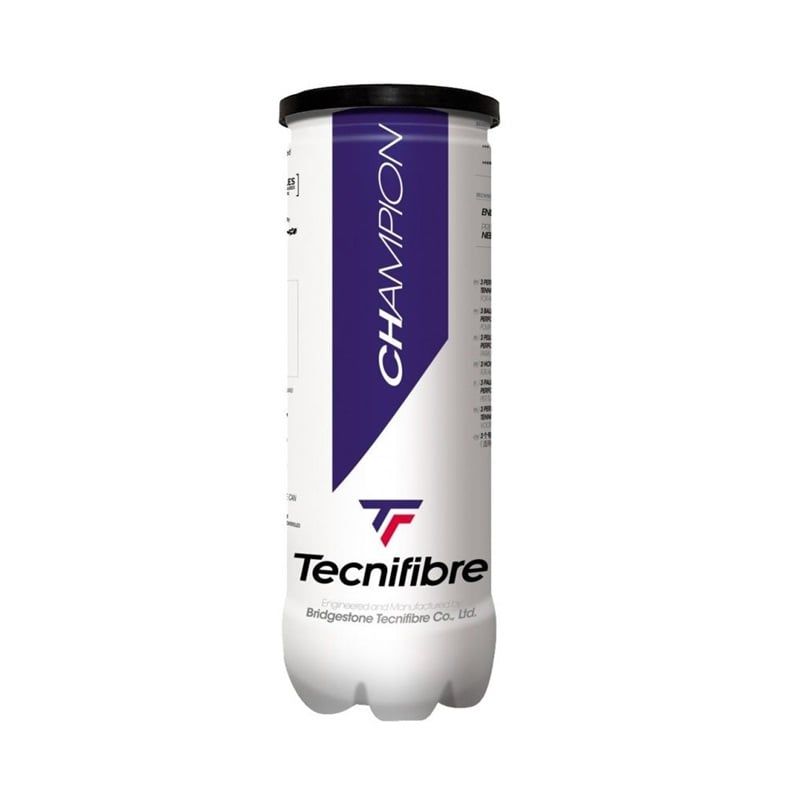 TECNIFIBRE - Tarro de Pelotas de Tenis Tecnifibre Champion X3