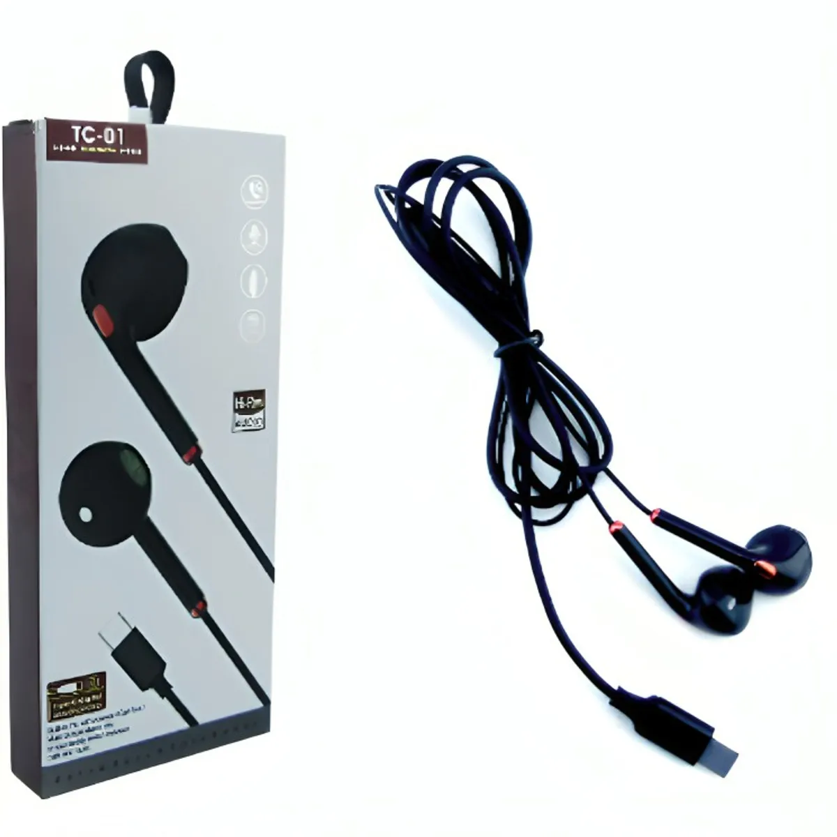 GENERICO - AUDIFONO IN EAR CON MICROFONO MOD.TC-01 TYPE-C