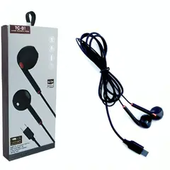 GENERICO - AUDIFONO IN EAR CON MICROFONO MOD.TC-01 TYPE-C