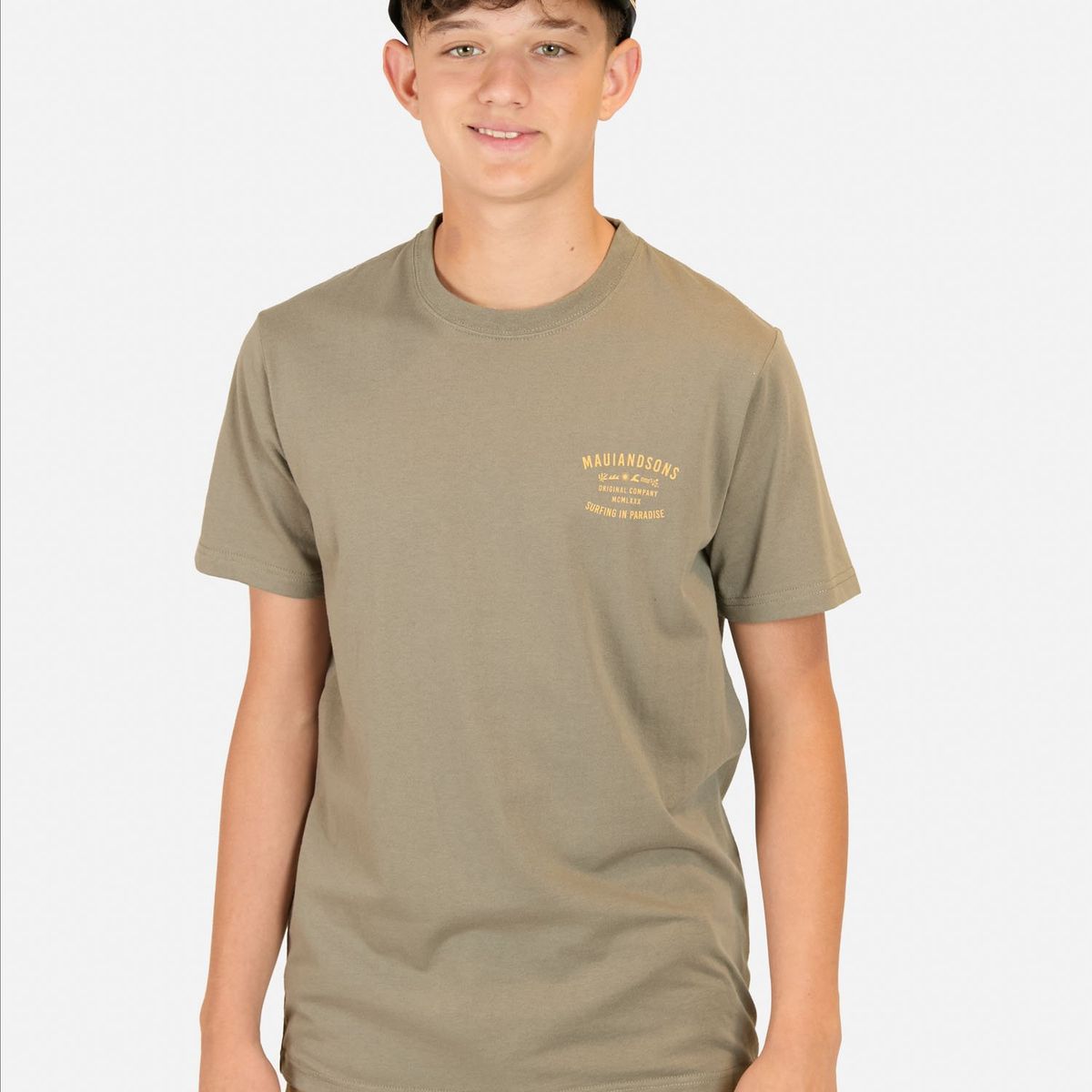 MAUI AND SONS - Polera MC Explorer Verde infantil Maui And Sons