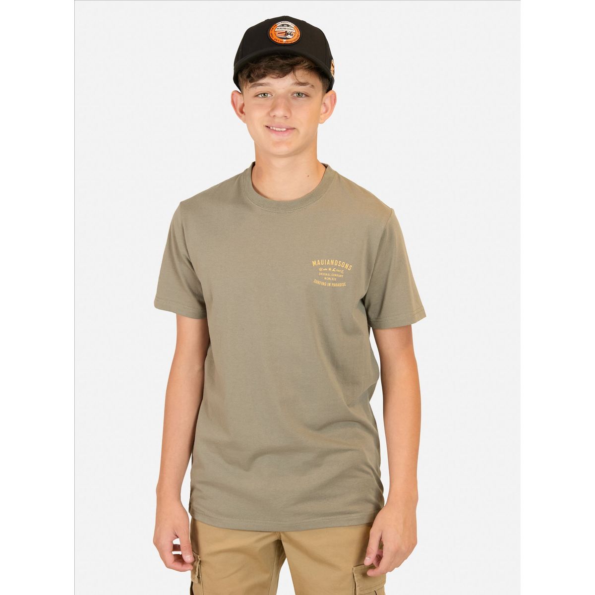 MAUI AND SONS - Polera MC Explorer Verde infantil Maui And Sons