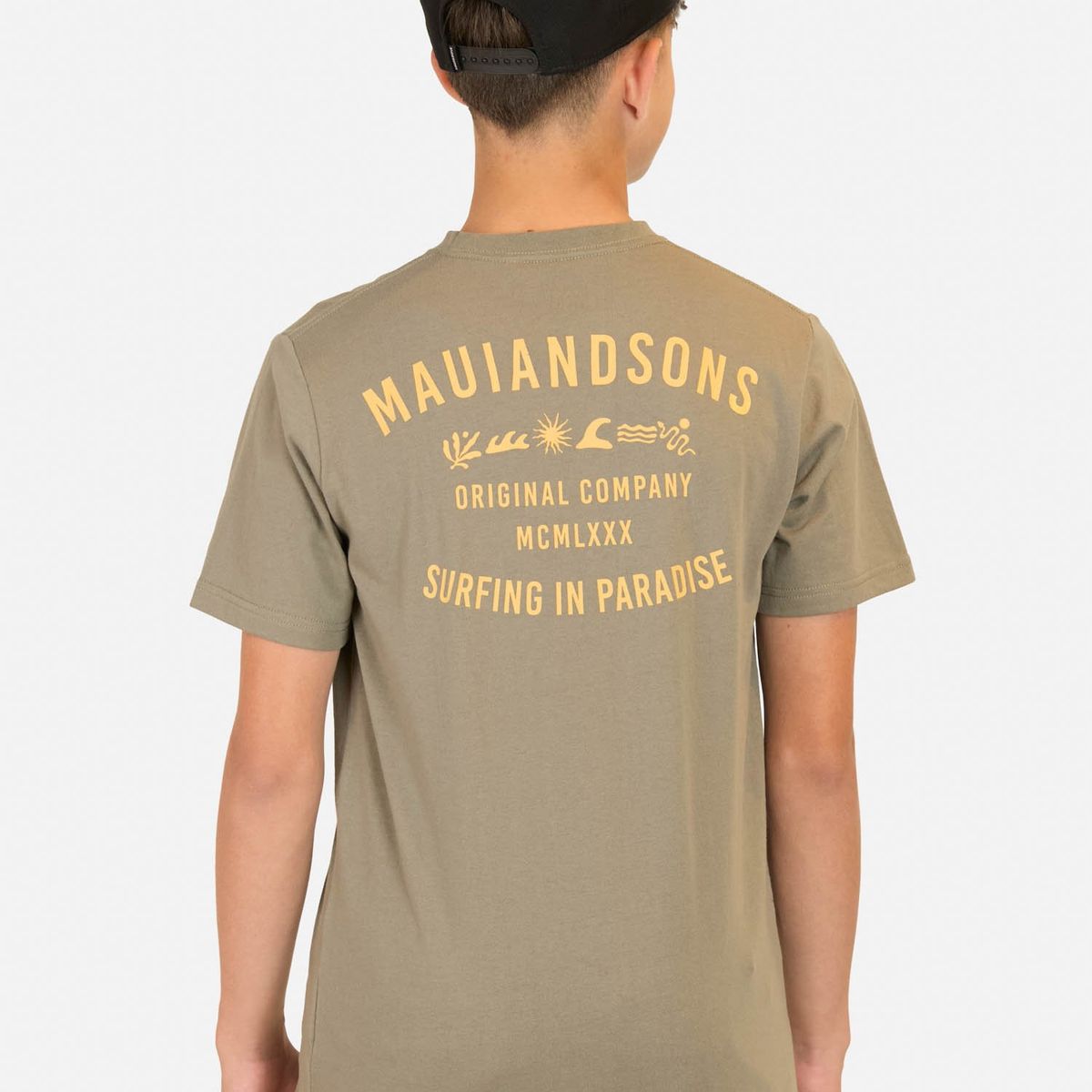 MAUI AND SONS - Polera MC Explorer Verde infantil Maui And Sons