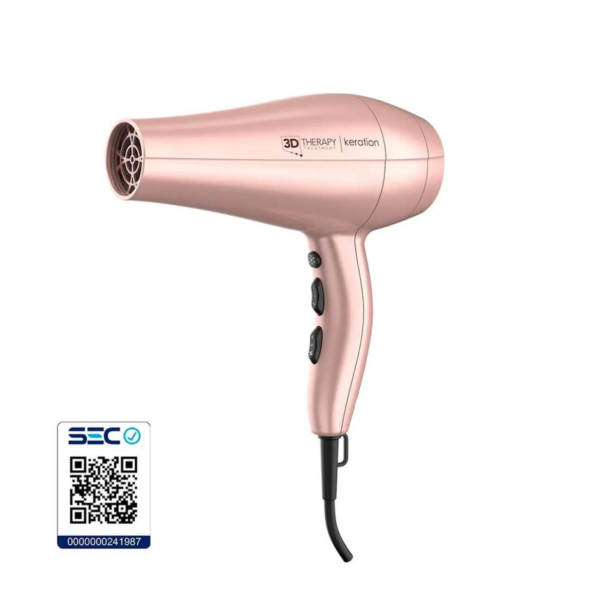 GAMA - Secador De Cabello Profesional 3T 2V 2300W Diva 3D Keration Gama