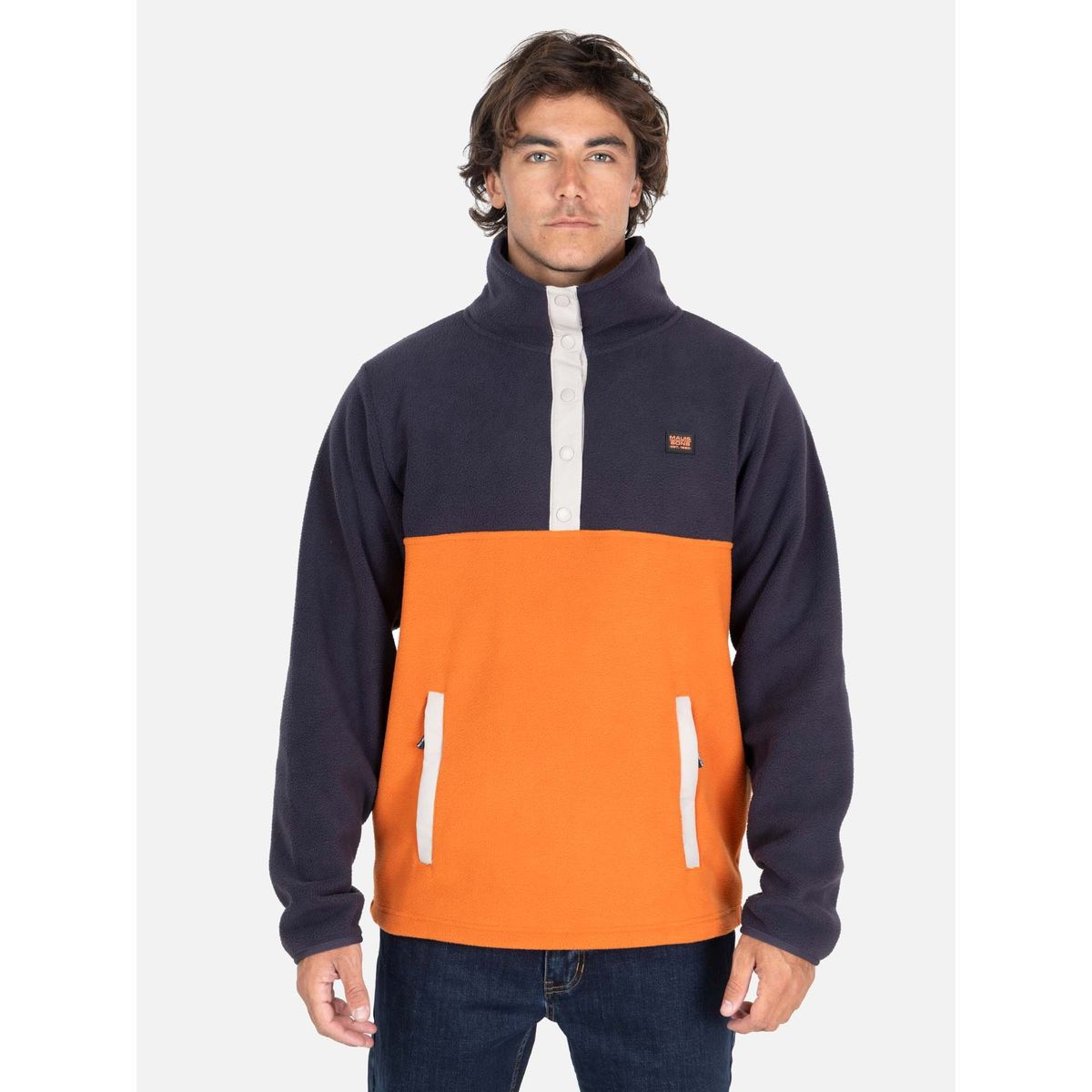 MAUI AND SONS - Poleron Micropolar Rider Naranjo Hombre Maui And Sons - Naranjo