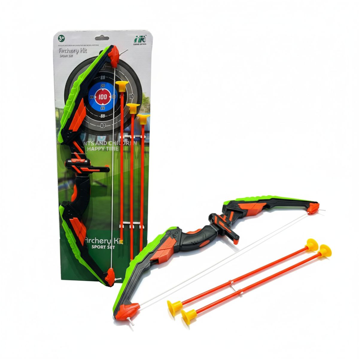 TOYNG - Juguete Arco 3 Flechas Verde - Toyng