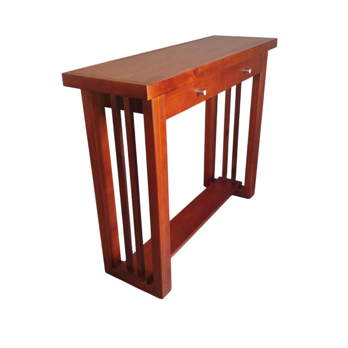 GENERICO - Mesa arrimo 1000 modelo Caburgua color Nogal